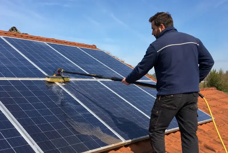 Nettoyage et entretien de panneaux solaires à Retjons